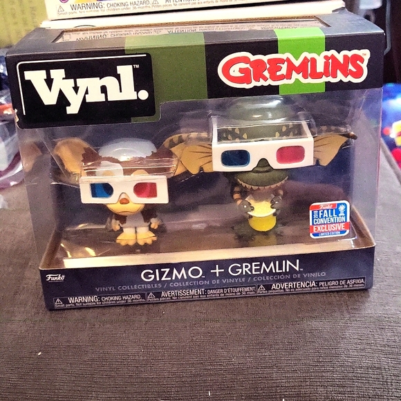 Funko Vynl Gizmo & Gremlin Comic Con Exclusive NIB